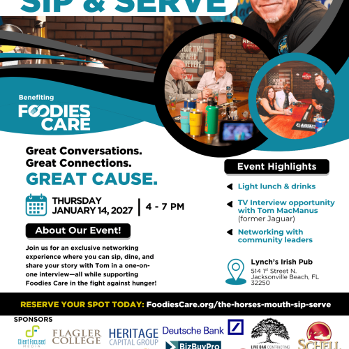 Sip and Serve - 2027 Flyer